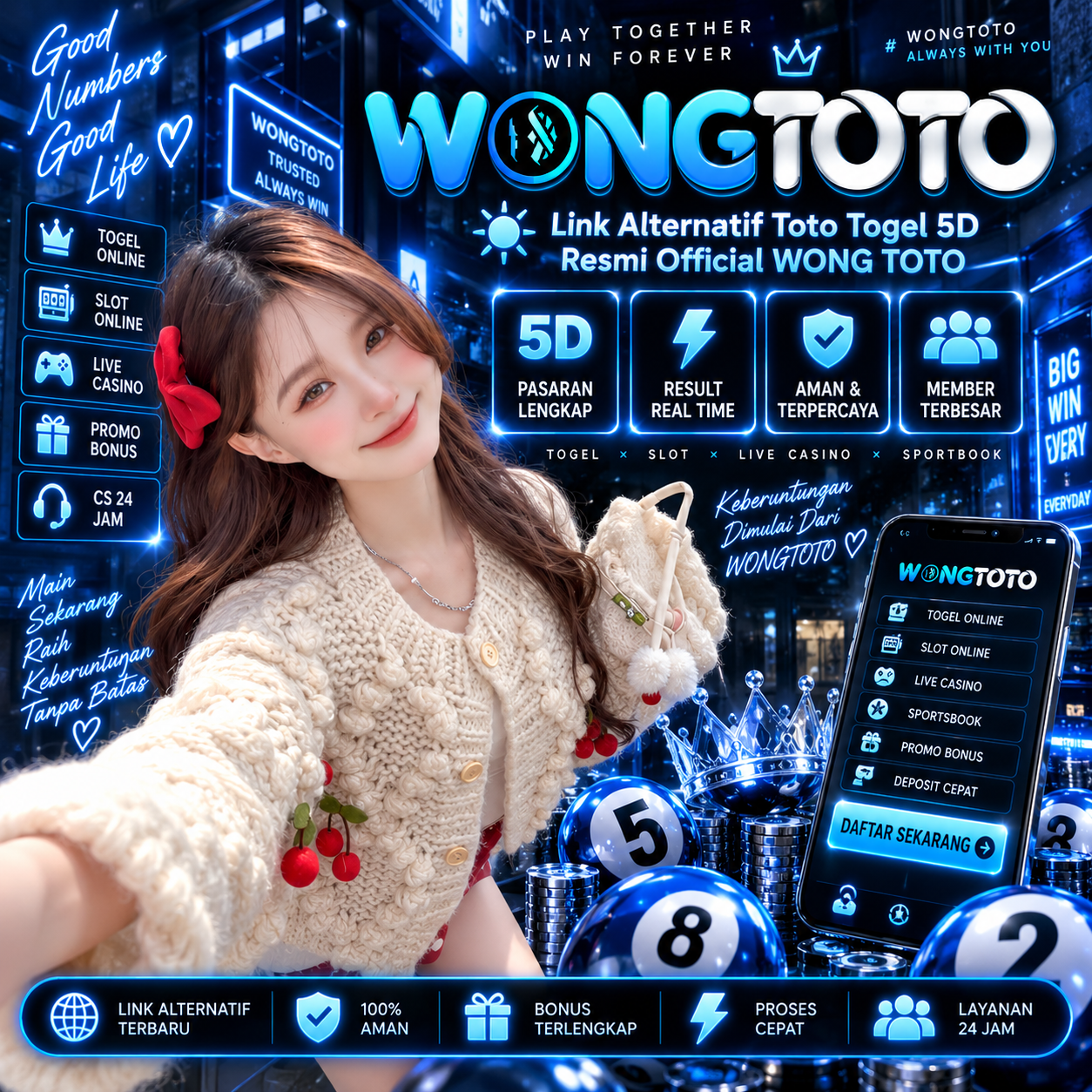 WONGTOTO ☀️ Link Alternatif Toto Togel 5D Resmi Official WONG TOTO